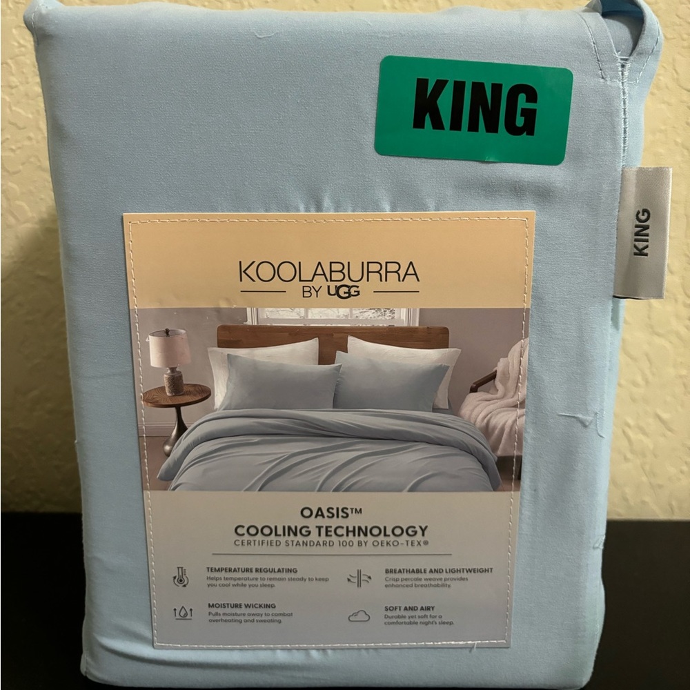 Koolaburra by Ugg King Sheets Oasis Cooling technology